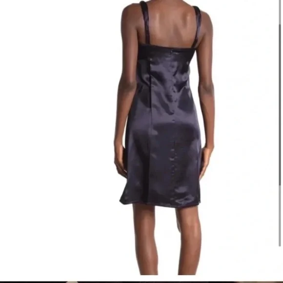 HELMUT LANG Silk V Neck Blue Slip cami 
Dress size S - Picture 2 of 3